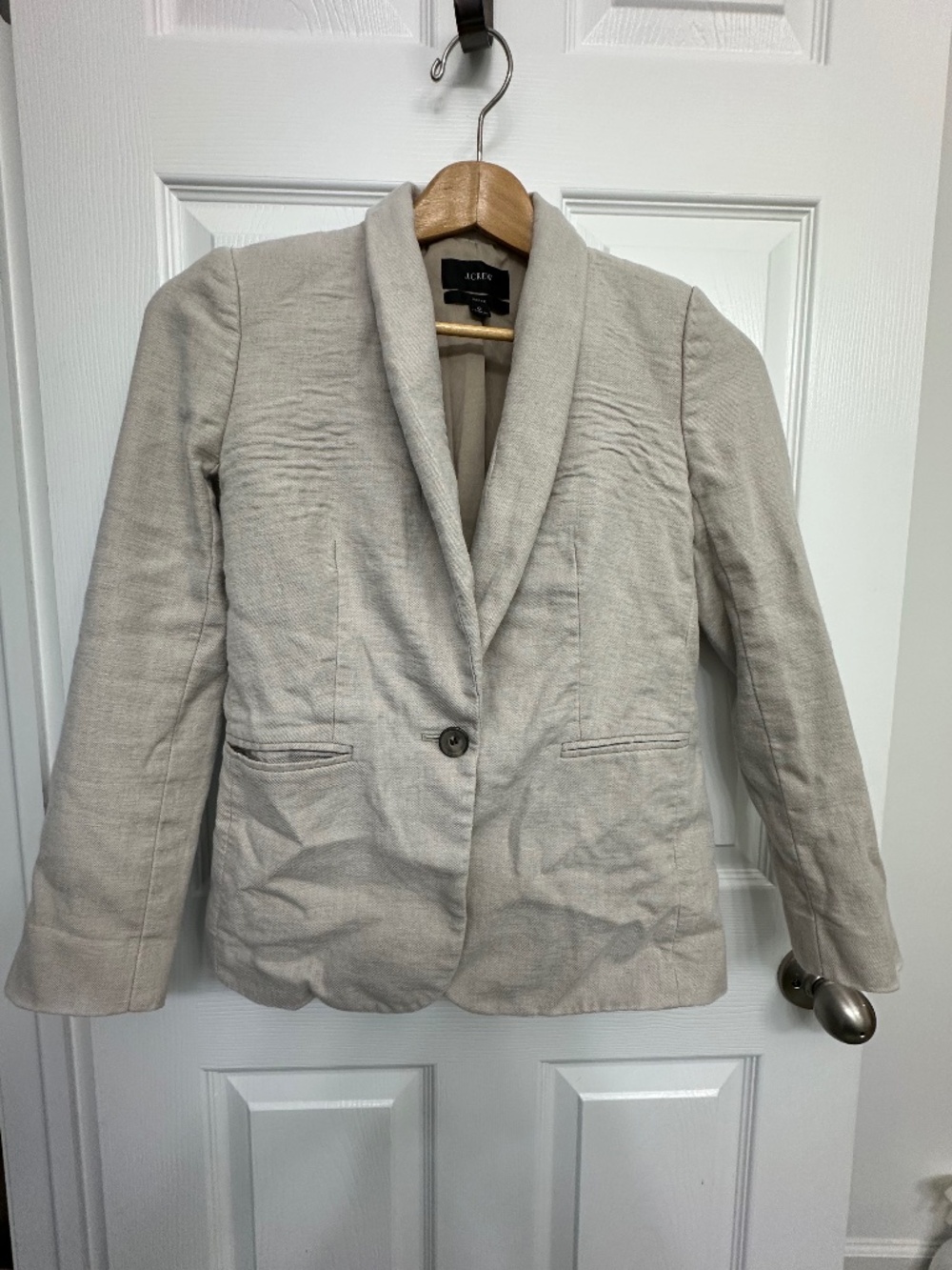 J.Crew Off-White Blazer Size 0